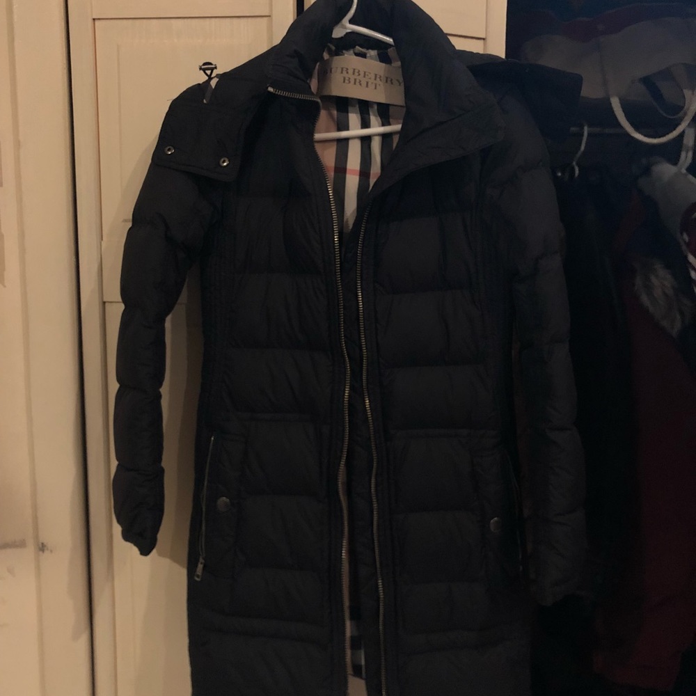 Burberry Brit Black Metcalfe Puffer Coat